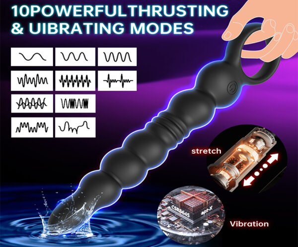 Anal serra extension prostate vibration massage
