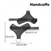 Tie the iron pipe with a hand,Handcuffs, sex props