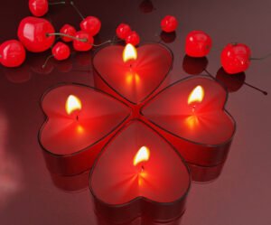 Creative Christmas scented candles
