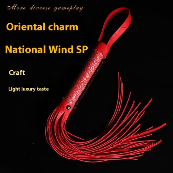 A small leather whip,sex toy