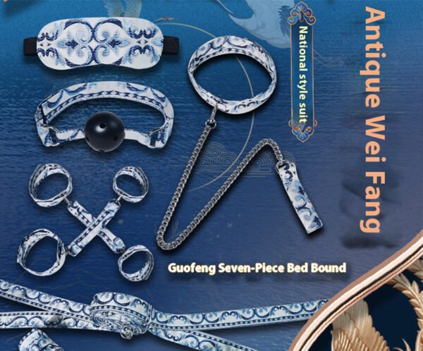 Bed strap binding and restraint set