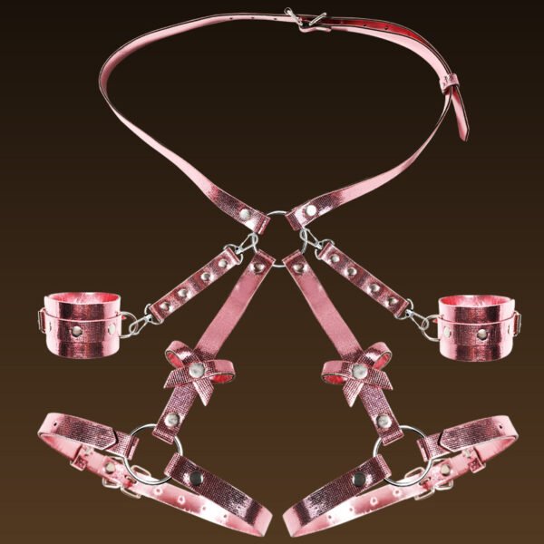 Binding and restraint handcuffs couple assistance toys