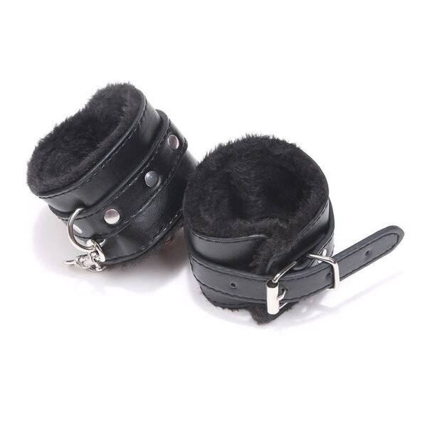 Tie and bind ropes, breast clamps, eye masks, handcuffs