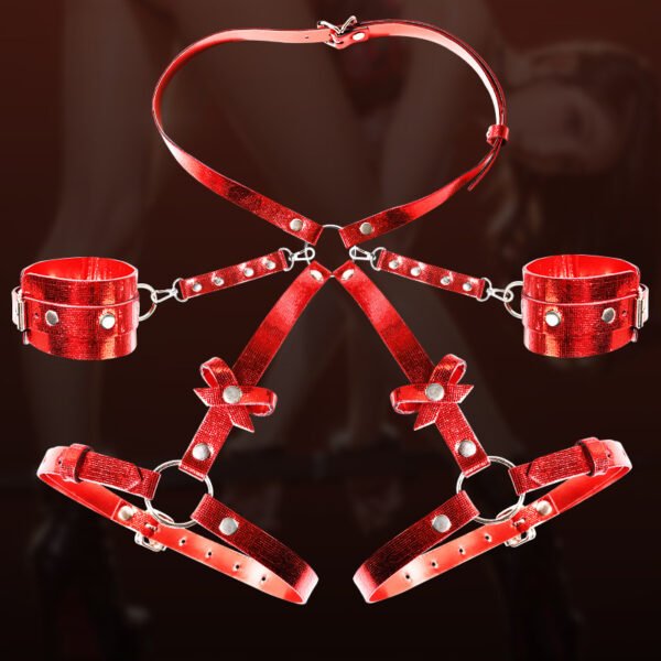 Binding and restraint handcuffs couple assistance toys