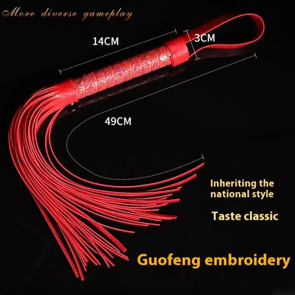 A small leather whip,sex toy