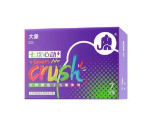 Elephant 7 times, heart-fluttering condom, 7 pieces each