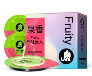 Elephant Fun Series, 10 fruit-scented condoms