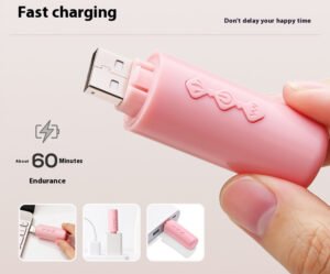 Mini, trendy stick, silicone vibrating stick