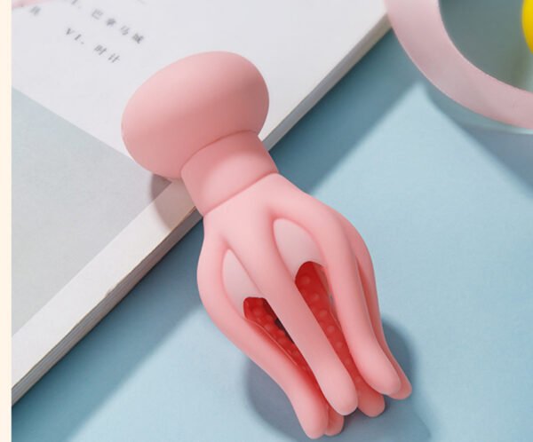 Octopus electric shock breast massage masturbation device