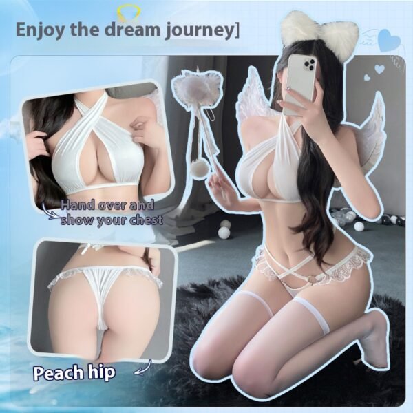 Feimu Pure Desire three-point bra and underwear sexy uniform 6612