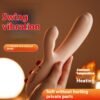 Double-headed vibrating rod masturbation device, large size