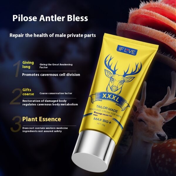 Jiaoyue Deer Antler Men's Yin Meridian Massage Cream