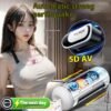 Whirling illusion Airplane cup deep throat masturbation device