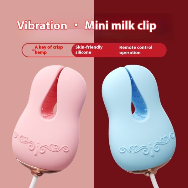 Breast clamp, woman's breast vibration stimulation, masturbation device