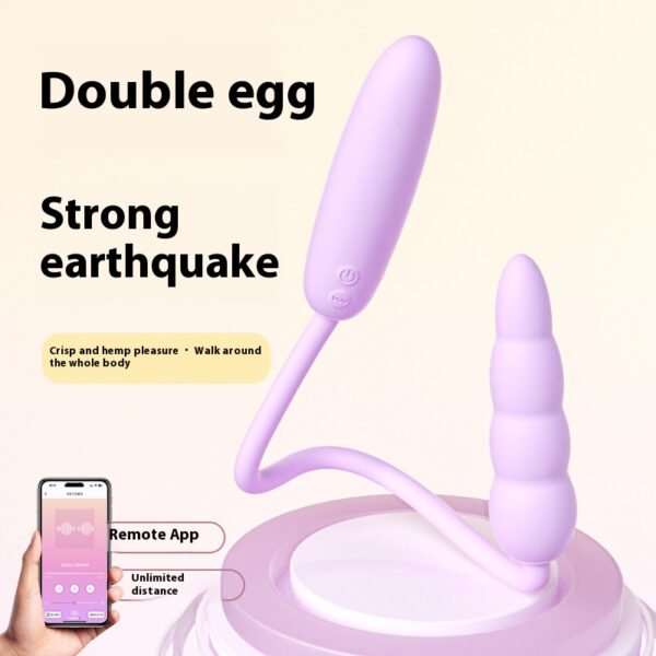 The Roula double jump egg shared anal plugs for both men and women