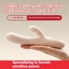 Double-headed vibrating rod masturbation device, large size
