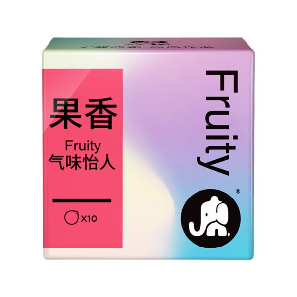 Elephant Fun Series, 10 fruit-scented condoms