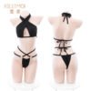 Feimu Pure Desire three-point bra and underwear sexy uniform 6612
